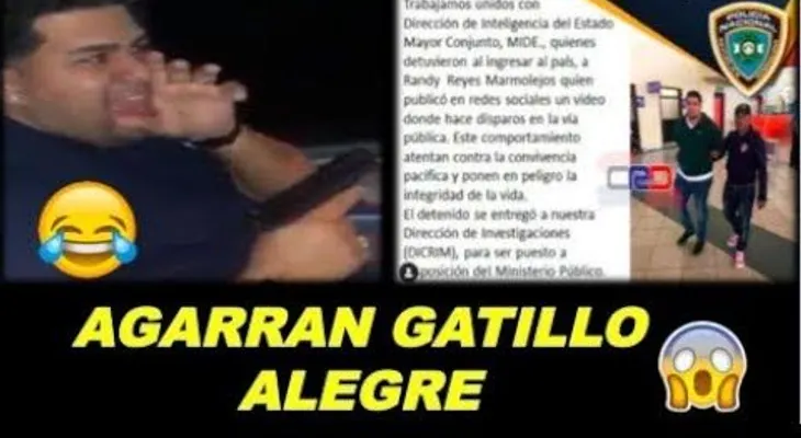 Policía apresa al "Niño malo" que disparó desde su vehículo y subió video a las redes