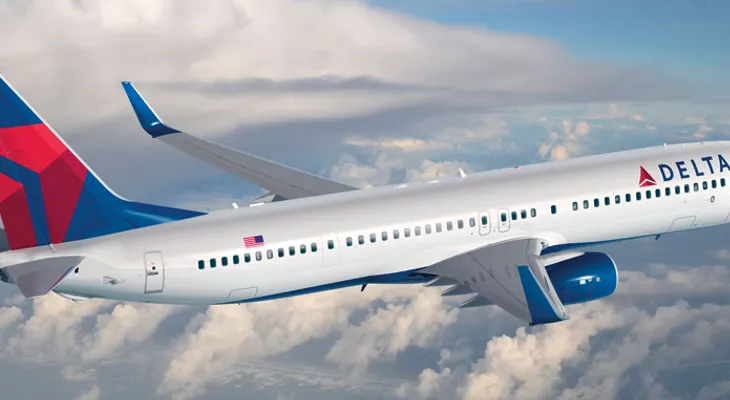 Un avión de Delta Airlines estaba dando vueltas sobre el golfo Pérsico 