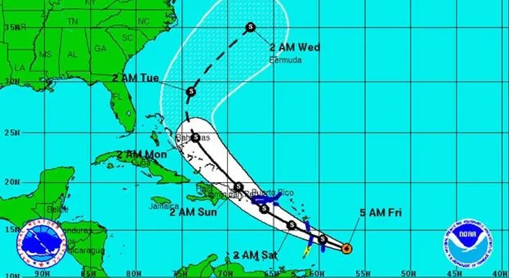 Tormenta tropical Bertha se acerca al Caribe 