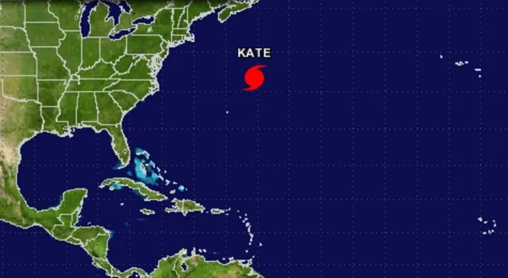 La tormenta tropical Kate se convierte en un huracán