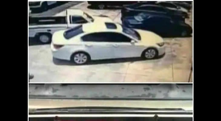 Miren como se roban un carro de una agencia (VIDEO)