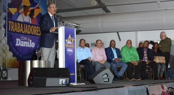 Danilo Medina dice que se encamina a un 70% 