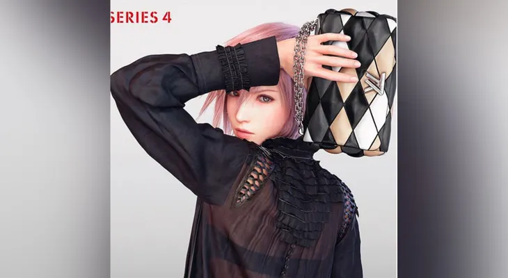 ¿Modelo del futuro? La nueva cara de Louis Vuitton es un personaje de Final Fantasy