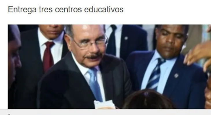Danilo Medina entrega tres centros educativos en Puerto Plata, acogerán 1,190 estudiantes