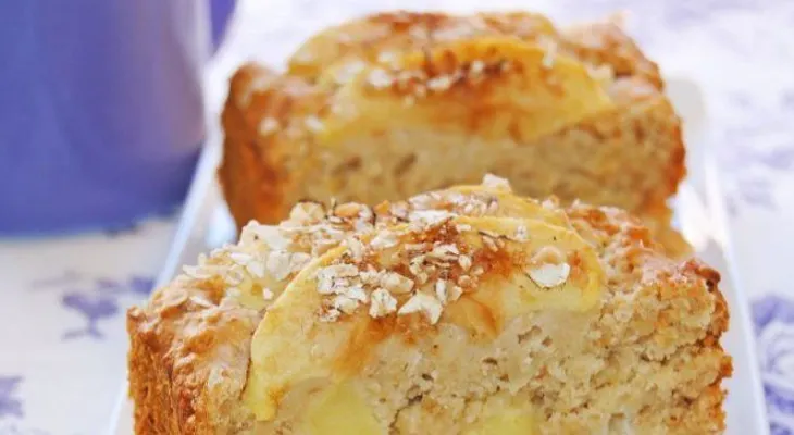 Receta saludable: Bizcocho de avena para merendar