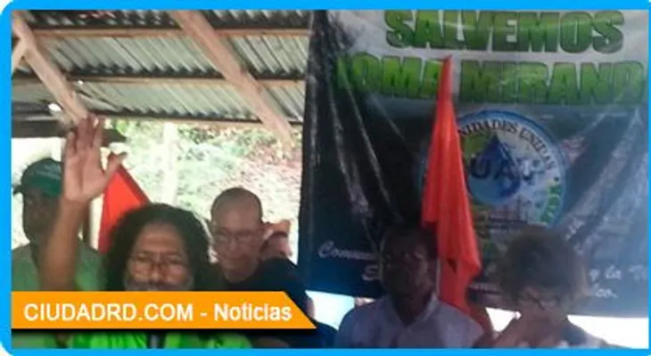 Protestan en campamento da acceso a Loma Miranda