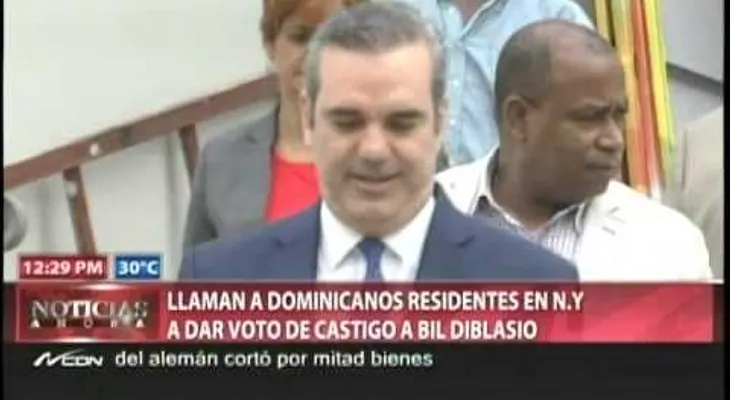 Marranzini, sobre Di Blasio, creo es un alcalde que no conoce la historia de RD