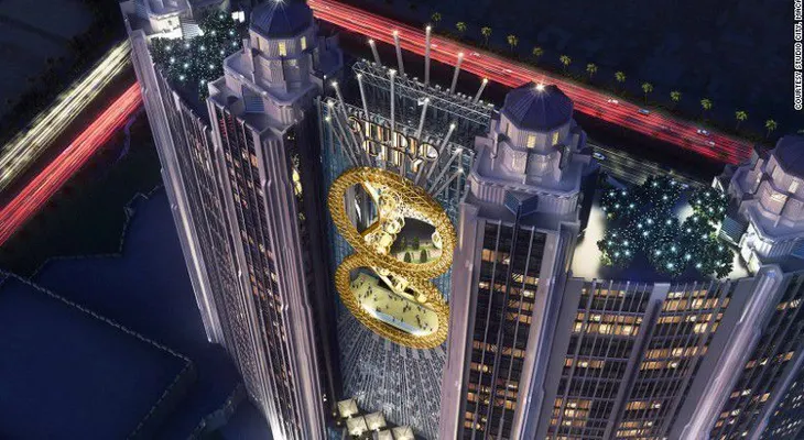 Inauguran en Macao la primera rueda de la fortuna en forma de 8