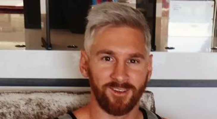 Lionel Messi se tiñe de rubio y causa furor en las redes