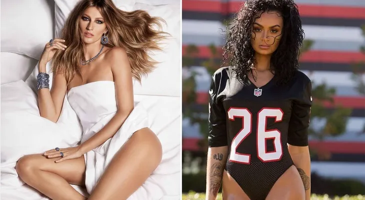 Gisele Bündchen y Ahkeilah Murib, las reinas del Super Bowl LI