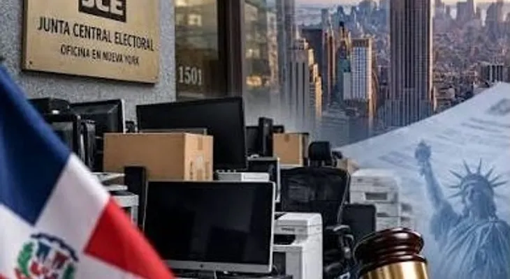 Dominicanos en Nueva York piden a la JCE evitar embargo de la oficina electoral