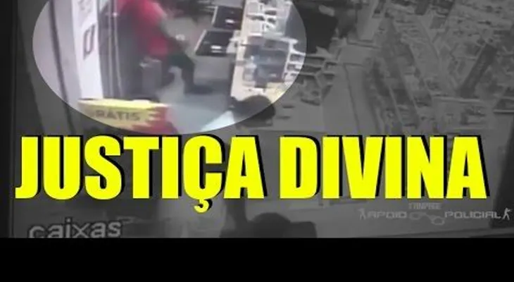 Recibió un "castigo divino" cuando asalta una farmacia