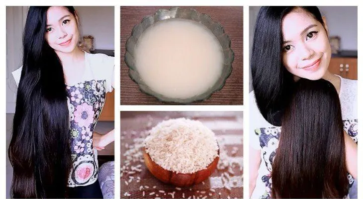 Como utilizar el agua de arroz fermentado para el pelo largo y saludable 