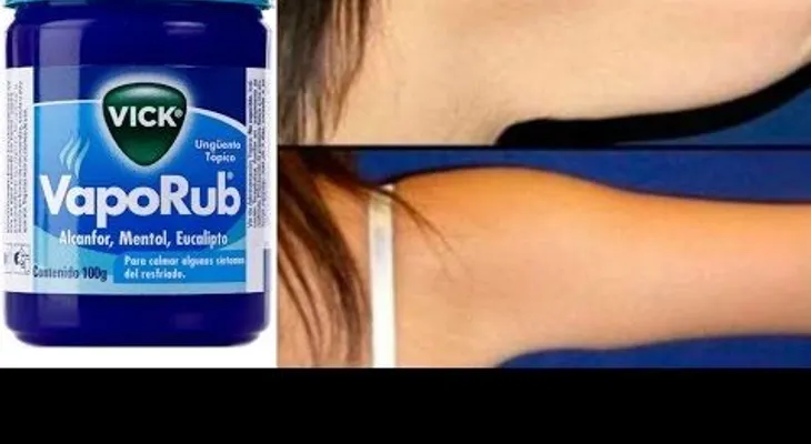 Adiós a los brazos gorditos y flacidos en dos pasos con VICK VAPORUB