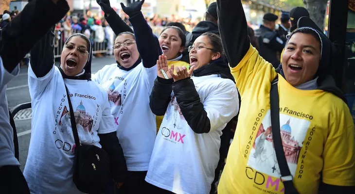El papa Francisco inicia su primer día de actividades en México