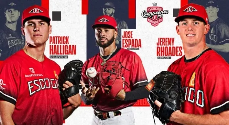 Leones del Escogido suman a Jeremy Rhoades y repiten con Patrick Halligan y José Espada