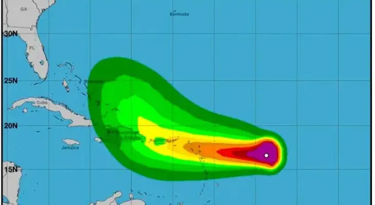 Fiona estará cerca de la costa norte de República Dominicana convertida en huracán, esta noche y el lunes
