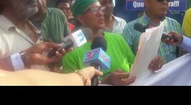 ¡Danilo Medina; que se vaya ya!â?: Plantón pide destitución del Presidente 