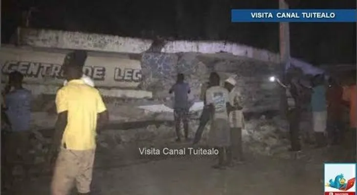 Video 2 sobre el temblor que sacudió Haití; 11 muertos 100 heridos