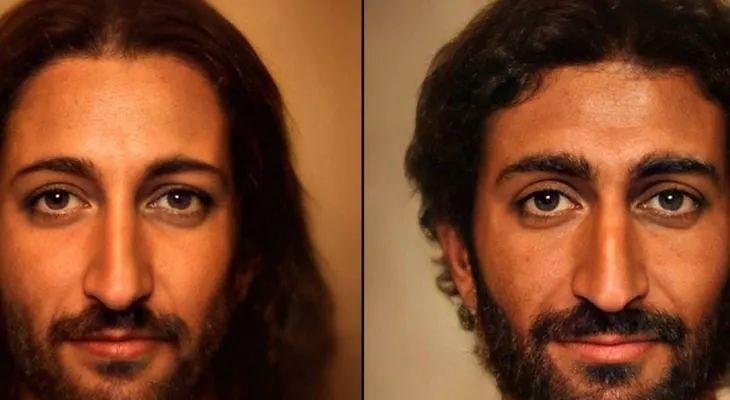El "verdadero rostro de Jesús", pintado por el artista Bas Uterwijk