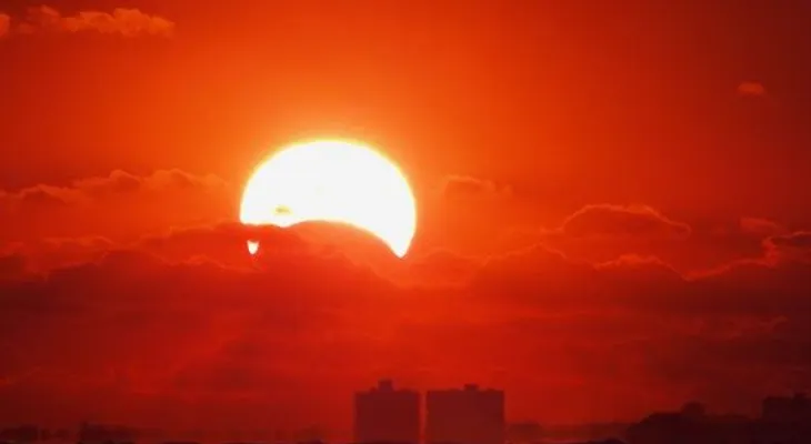 Sistema de baja presión no permitió ver eclipse solar en RD 
