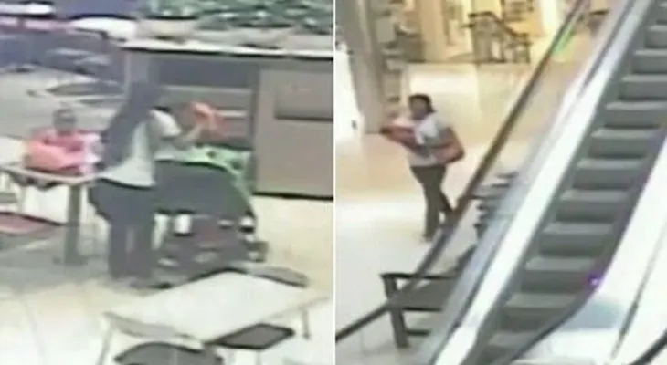 Roban un bebé en un centro comercial 