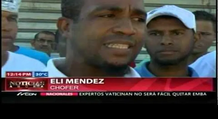 Choferes de concho paralizan servicio en la Núñez de Cáceres