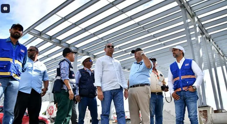 Deligne Ascención destaca avance trabajos del nuevo peaje autopista Duarte