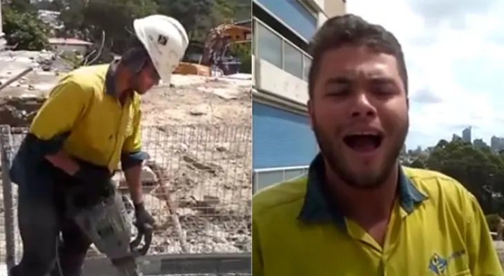El joven brasileño que canta como Pavarotti, sueña con lucirse en la Ópera de Sydney y trabaja con martillos neumáticos
