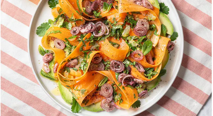Ensalada de zanahoria y aguacate: fresca y fácil de preparar
