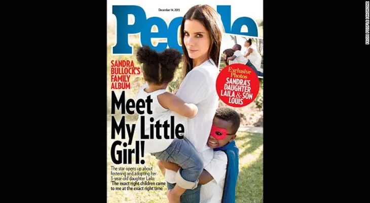 Sandra Bullock adopta a Laila, su segunda hija