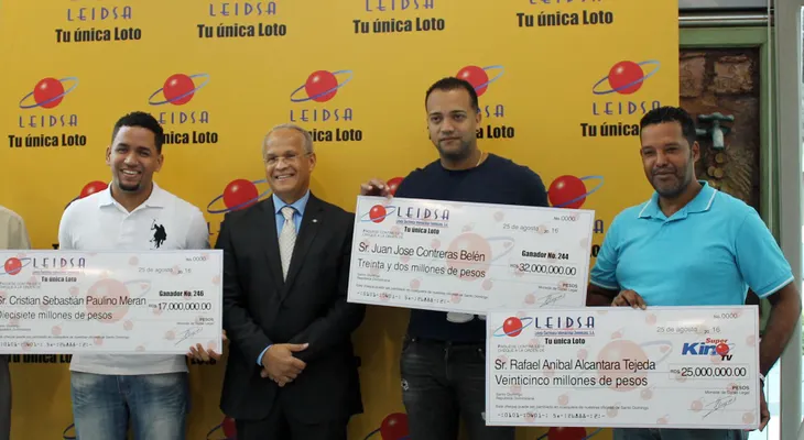 Leidsa entrega RD$89 millones a cuatro ganadores