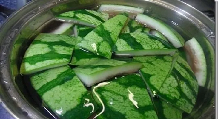 Seguro no sabias que la cascara de sandia puede ayudar a mejorar tu salud