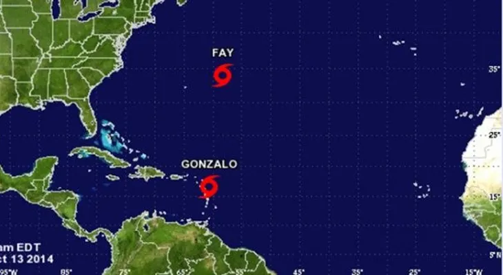 Gonzalo se convierte en huracán