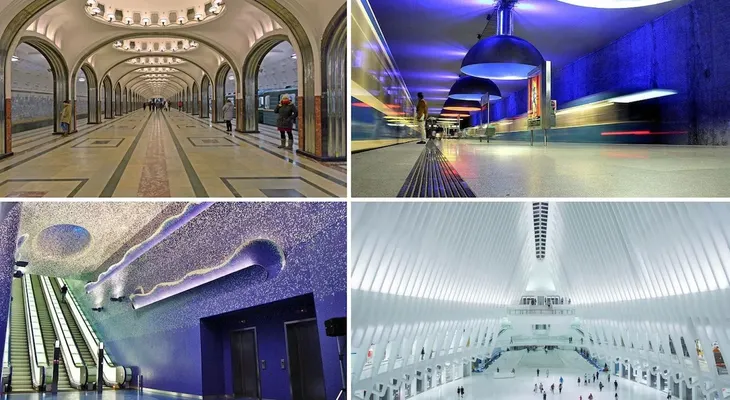 De Nápoles a NY: 6 estaciones de metro que parecen de ciencia ficción