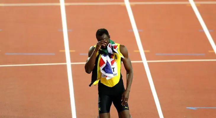 Usain Bolt, tercero en su última carrera en solitario