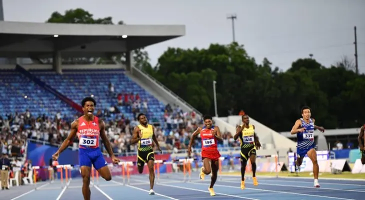 Yeral Núñez brilla y conquista el oro en los 400 metros vallas para RD en los Juegos Centroamericanos
