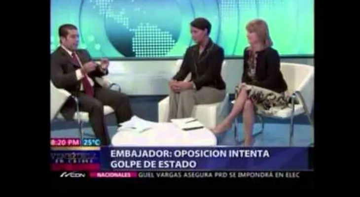 Pleito entre Nuria y Embajador de Venezuela Alberto Castella (Video)