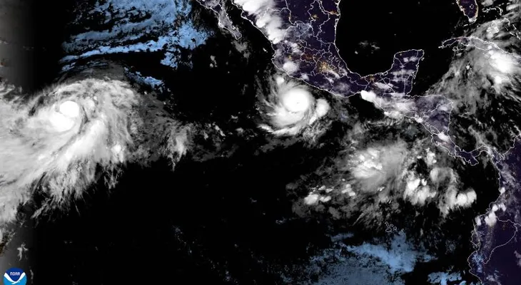 Polo se convierte en huracán categoría 1 y amenaza las costas del Pacífico mexicano