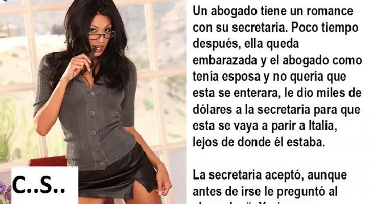 Un abogado embarazó a su secretaria y lo que esta le dijo seis meses después le provocó un infarto 