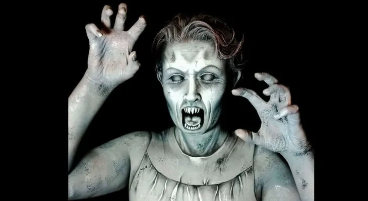 El maquillaje de terror de una británica te dejará 'muerto' del miedo en Halloween