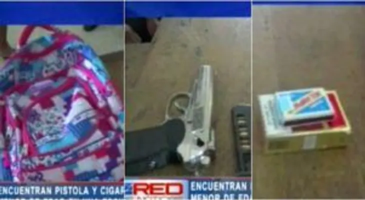 La mamá de estudiante de 13 años que tenía una pistola y cigarrillos, dice que no puede con ella