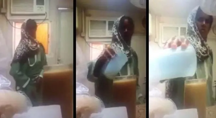 Cámara oculta captura a una asistente echando su orina en jugo de su jefa