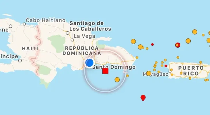 Temblor de tierra de 4.5 se siente con fuerza en Santo Domingo, La Romana y SPM