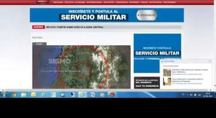 Sismo de 5,8 sacude zona norte de Chile