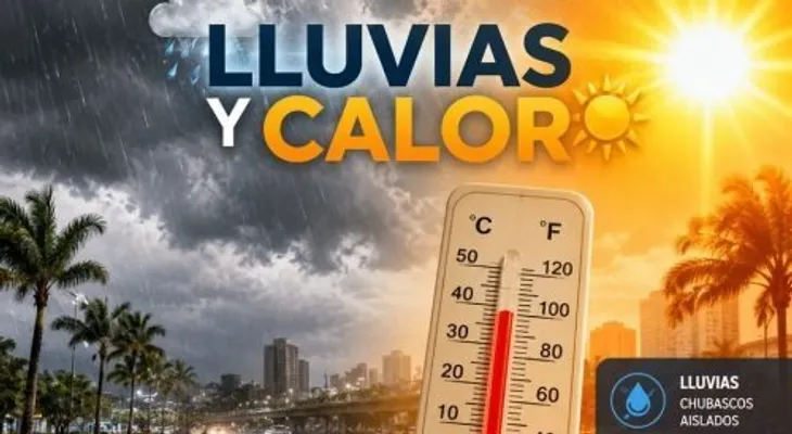 Indomet pronostica este sábado escasas lluvias y temperaturas de hasta 35 °C en República Dominicana
