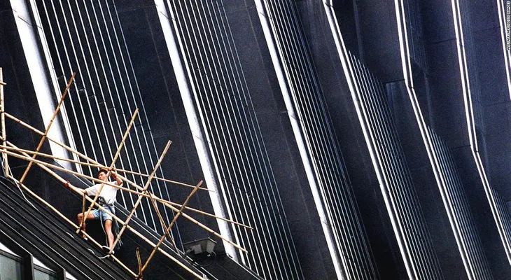 Los increíbles hombre araña de bambú de Hong Kong