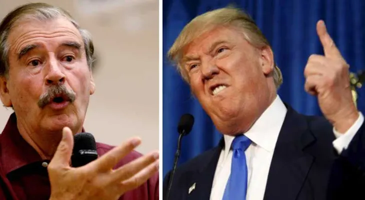 El expresidente mexicano Vicente Fox se disculpa con Donald Trump