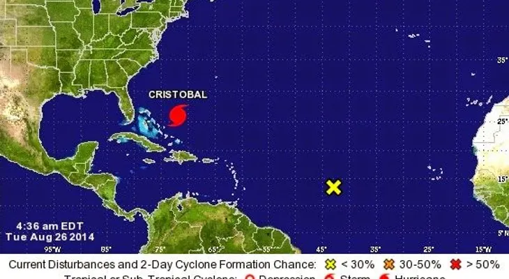 "Cristóbal" ahora es huracán 