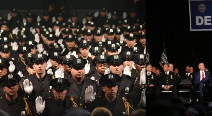 Veinte y siete nativos de RD se gradúan como oficiales del NYPD en el Madison Square Garden